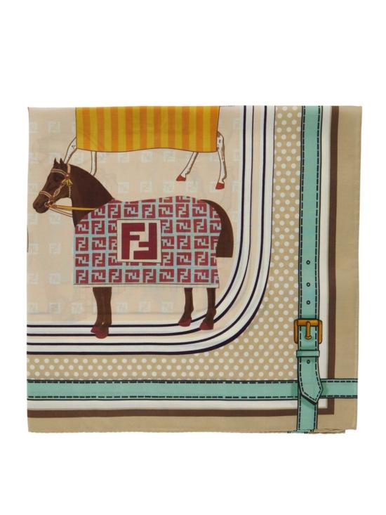 26FW [키즈] 펜디 넥워머/머플러/스카프 JFQ044K AWF8F1VHJ BEIGE - FENDI