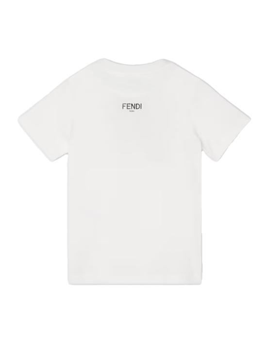 26FW [키즈] 펜디 티셔츠 JFI391K 7AJF0TU9 WHITE - FENDI