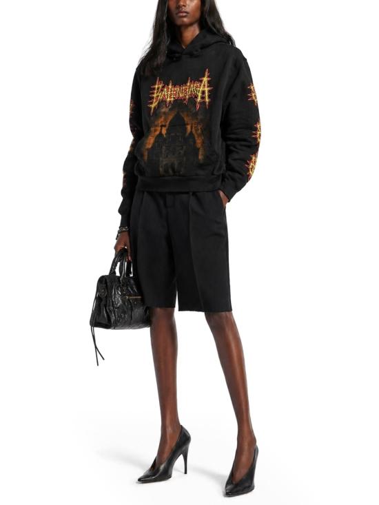 26FW 발렌시아가 긴팔 티셔츠 851238 TUVL21000 BLACK - BALENCIAGA