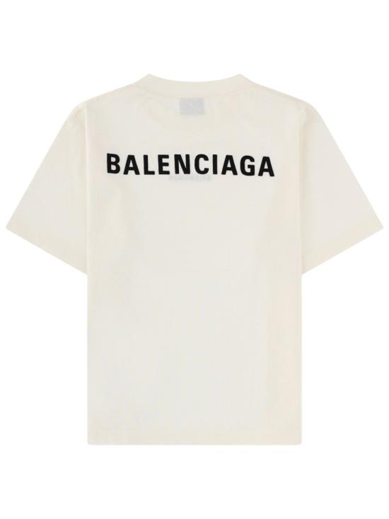 26FW 발렌시아가 백 미디엄 핏 티셔츠 850990 TTVJ19020 IVORY - BALENCIAGA