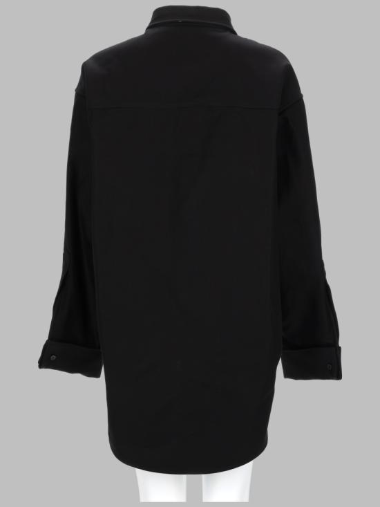 26FW 발렌시아가 클래식 코튼 셔츠 872318 TUP181000 BLACK - BALENCIAGA
