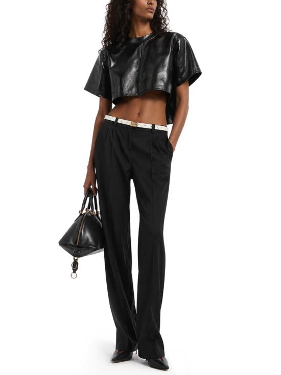 26FW 발렌시아가 슬림 테일러드 팬츠 872125 TJT211000 BLACK - BALENCIAGA