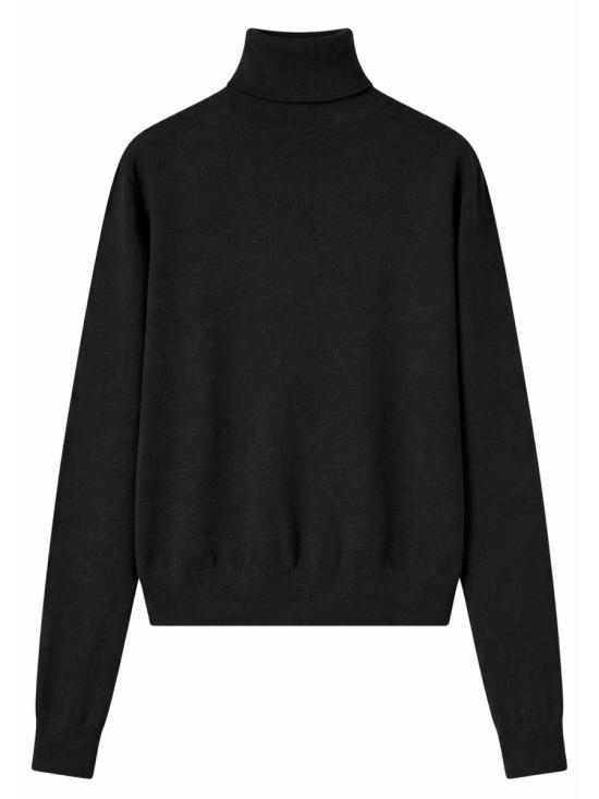 26FW 구찌 자수 울 니트 터틀넥 860442 XKFG71043 BLACK - GUCCI