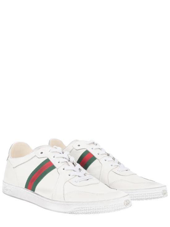 26FW 구찌 스트레치 로우 탑 스니커즈 864140 AAGFF9099 WHITE - GUCCI
