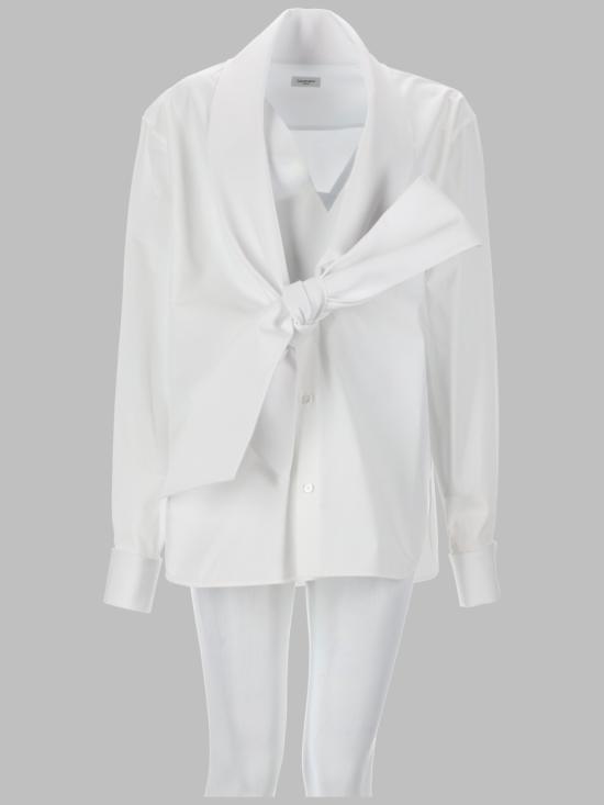 26FW 생로랑 블라우스/셔츠 870726 Y1H489000 WHITE