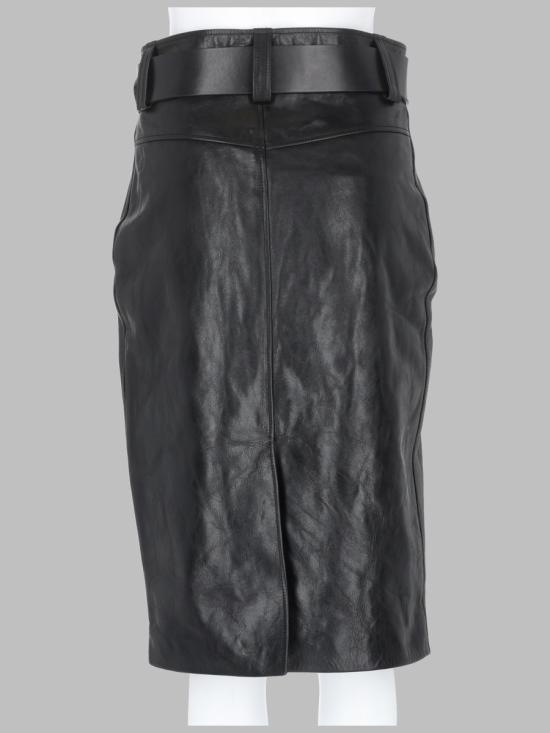 26FW 생로랑 스커트 865021 YCVD21000 BLACK - SAINT LAURENT