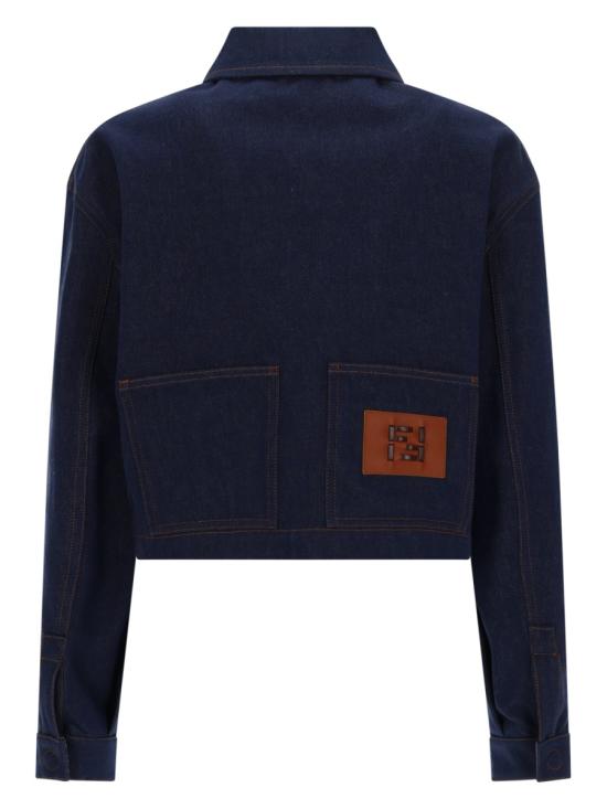 26FW 펜디 블루 데님 재킷 FLF856 AOHSF0QB0 BLUE - FENDI