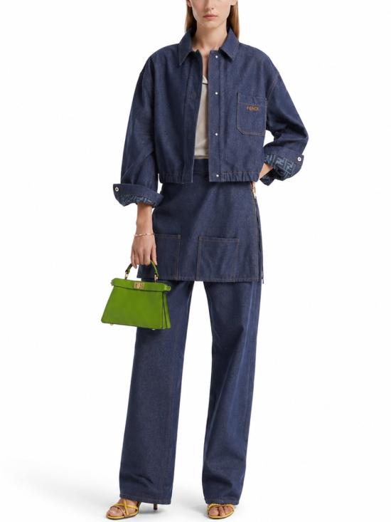 26FW 펜디 블루 데님 재킷 FLF856 AOHSF0QB0 BLUE - FENDI