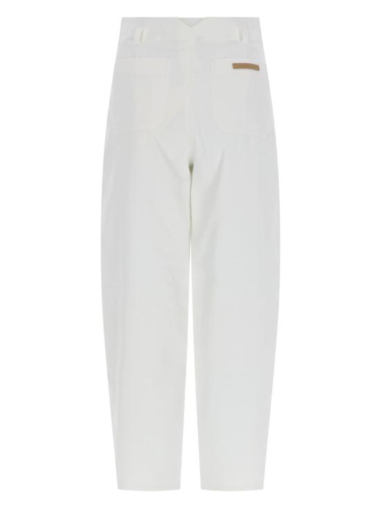 26FW 막스마라 스트레이트 팬츠 2611131072600 454004 WHITE - MAX MARA