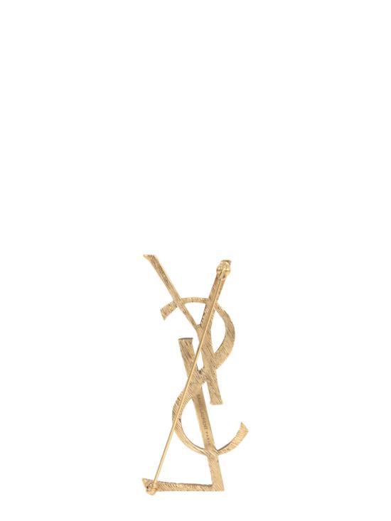 26FW 생로랑 오피움 모노그램 브로치 670466 Y15008069 GOLD - SAINT LAURENT