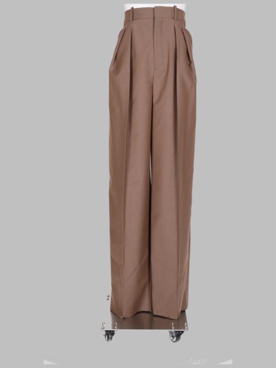 26FW 생로랑 스트레이트 팬츠 854457 Y1N022055 BROWN