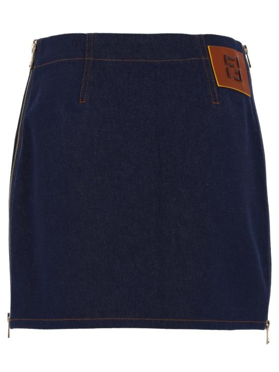 26FW 펜디 스커트 FLQ608 AOHSF0QB0 BLUE - FENDI