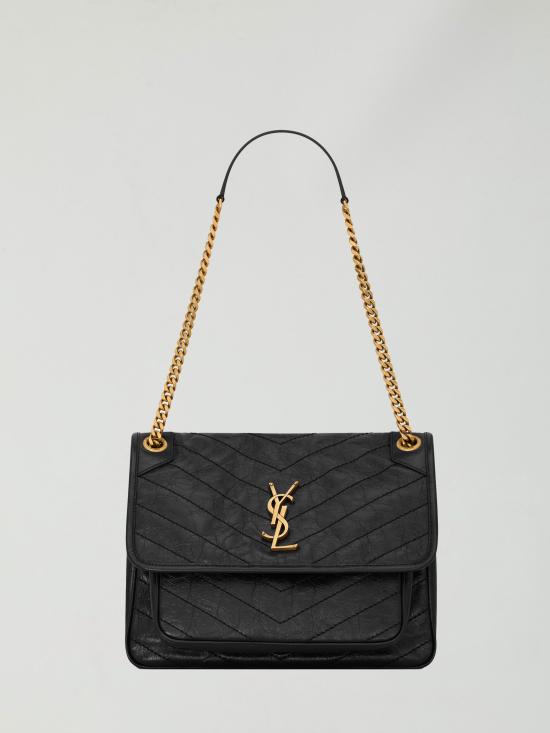 26FW 생로랑 숄더백 633184 BLACK