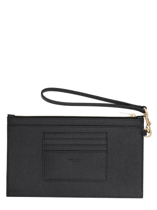 26FW 생로랑 클러치/파우치 636313 BOW011000 BLACK - SAINT LAURENT