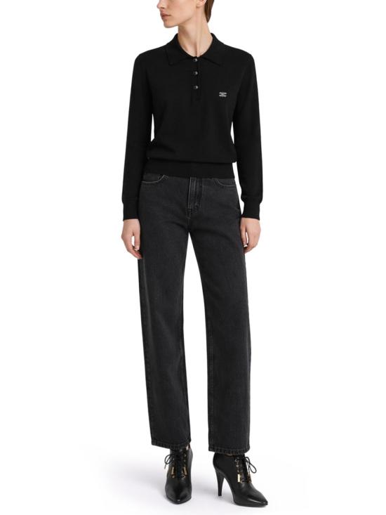 26FW 셀린느 폴로 티셔츠 RY0TD3B20 38NO BLACK - CELINE