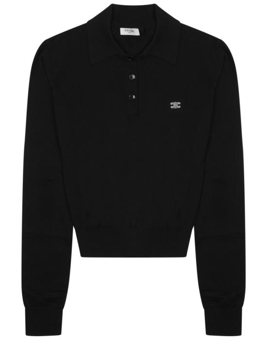 26FW 셀린느 폴로 티셔츠 RY0TD3B20 38NO BLACK