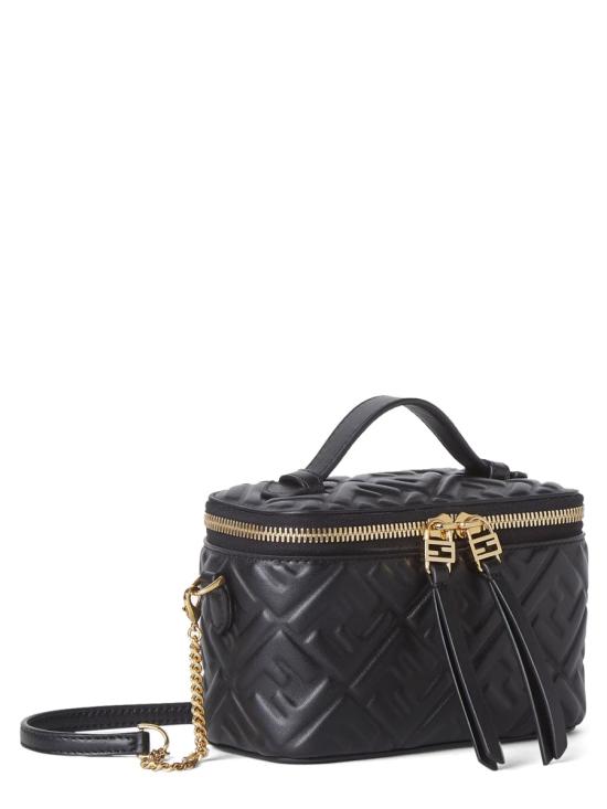 26FW 펜디 배니티 FF 모티프 나파 레더 미니백 8BS108 AAJDF0KUR BLACK - FENDI