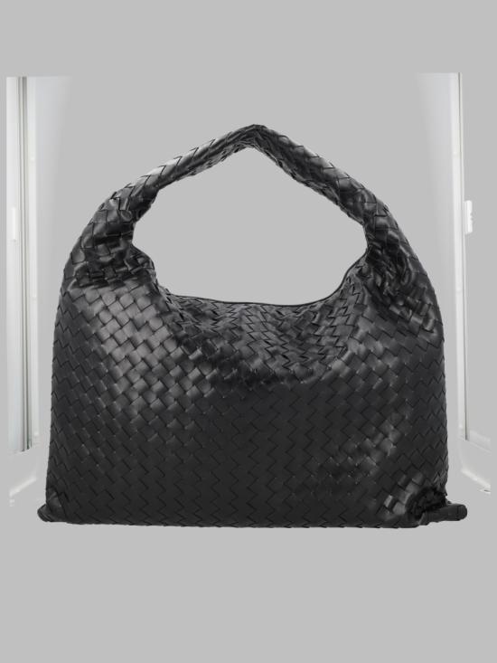 26FW 보테가베네타 라지 홉 백 763970 V3IV11019 BLACK - BOTTEGA VENETA