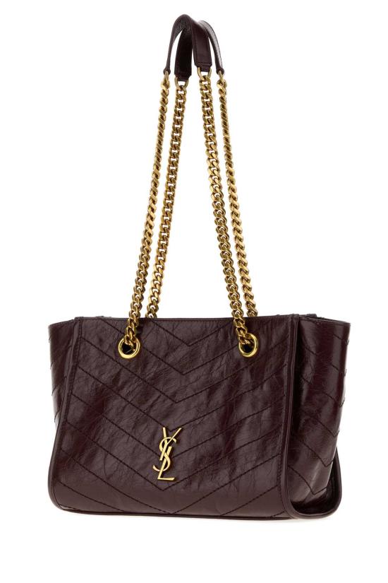 26FW 생로랑 니키 스몰 쇼핑백 니키 스몰 쇼핑백 8726800EN07 6195 Burgundy - SAINT LAURENT