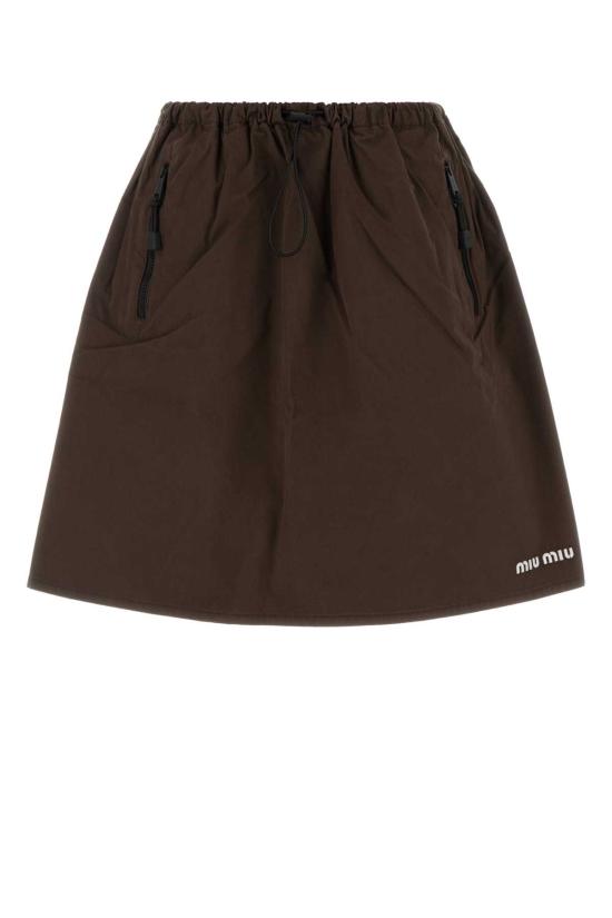 26FW 미우미우 스커트 MG2755SOOO19LW F0192 Brown