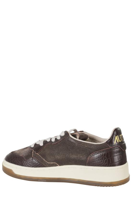 26FW 오트리 메달리스트 로우 레더 스니커즈 AULW 099 Brown - AUTRY