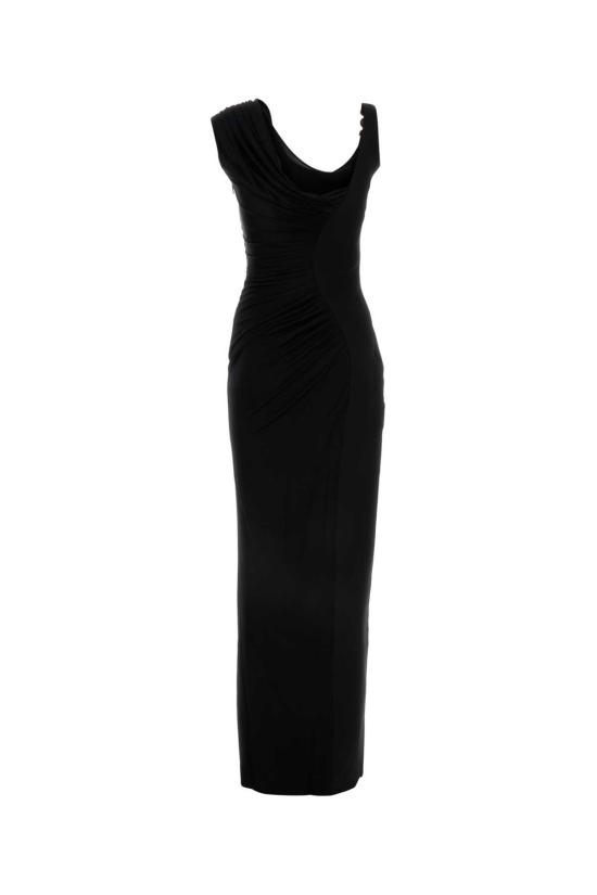 26FW 베르사체 원피스 10141271A00572 1B000 Black - VERSACE