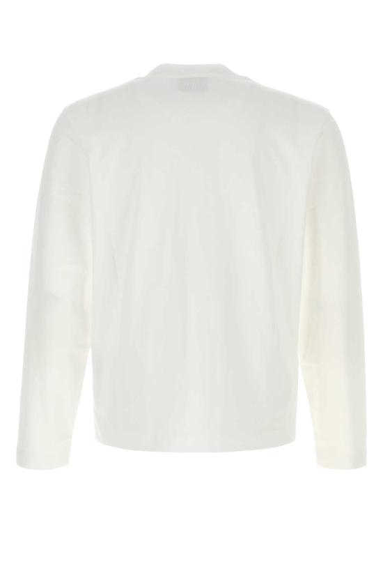26FW 아미 스몰 하트 로고 롱슬리브 티셔츠 BFUTS235724 100 White - AMI