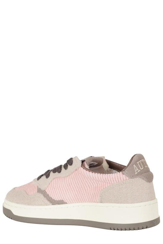 26FW 오트리 메달리스트 로우 레더 스니커즈 AULW 099 Pink - AUTRY