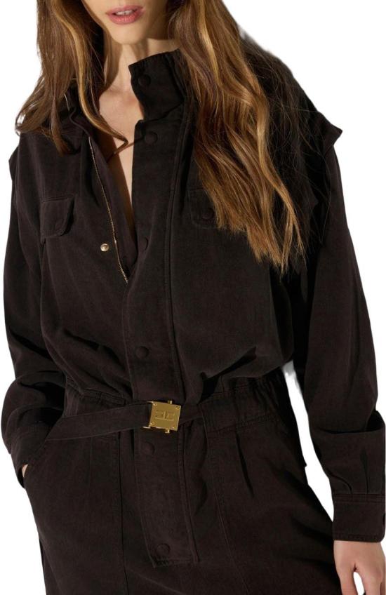 26FW 엘리자베타프랜치 점프수트 TJ02D66E2EV9 BROWN - ELISABETTA FRANCHI