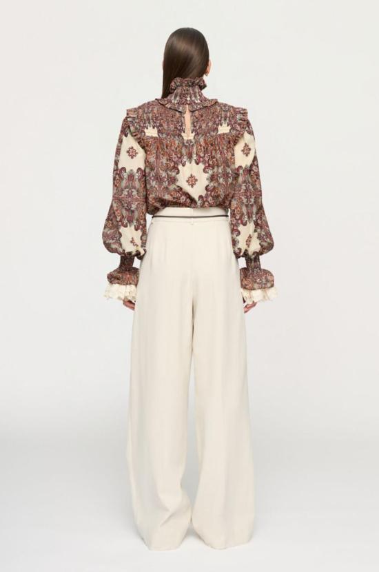  클레아 블라우스 페이지 셔링 - CLEA