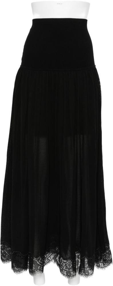 26FW 짐머만 롱 스커트 9282SF261BLK BLACK