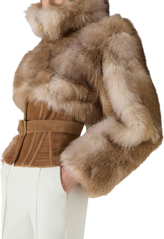 26FW 엘리자베타프랜치 코트 GB02A66E2AI6 BEIGE - ELISABETTA FRANCHI