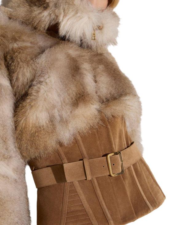 26FW 엘리자베타프랜치 코트 GB02A66E2AI6 BEIGE - ELISABETTA FRANCHI
