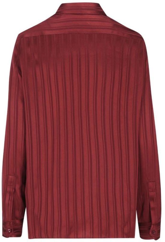 26FW 생로랑 블라우스 838125Y142U5504 MAROON - SAINT LAURENT