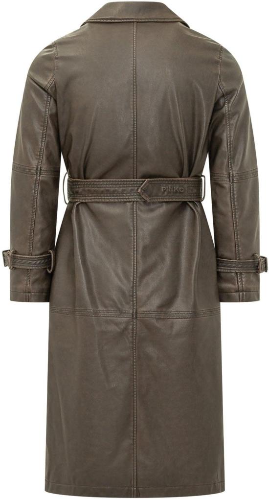 26FW 핑코 트렌치 코트 107055A3E8L64 TAUPE - PINKO