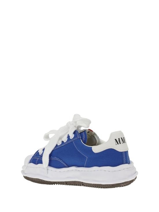 26SS 메종 미하라 야스히로 블레이키 OG 솔 캔버스 로우탑 스니커즈 A08FW735 CLBLUE CL BLUE - MAISON MIHARA YASUHIRO