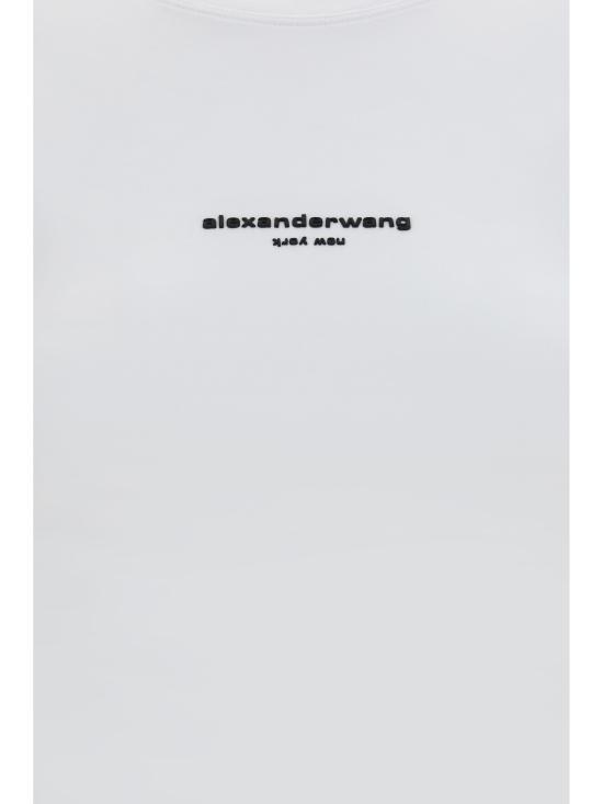 26FW 알렉산더 왕 폴로 티셔츠 1CC4261457 WHITE - ALEXANDER WANG