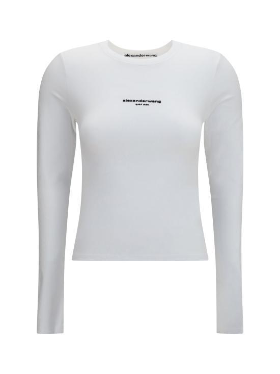 26FW 알렉산더 왕 폴로 티셔츠 1CC4261457 WHITE - ALEXANDER WANG