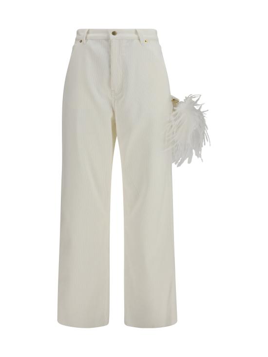 26FW 다크파크 스트레이트 팬츠 WTR58FAC195 0001 WHITE