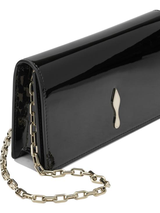 26FW 크리스챤 루부탱 클러치/파우치 1265080CM6SBETTINA CLUTCH PAT Black - CHRISTIAN LOUBOUTIN