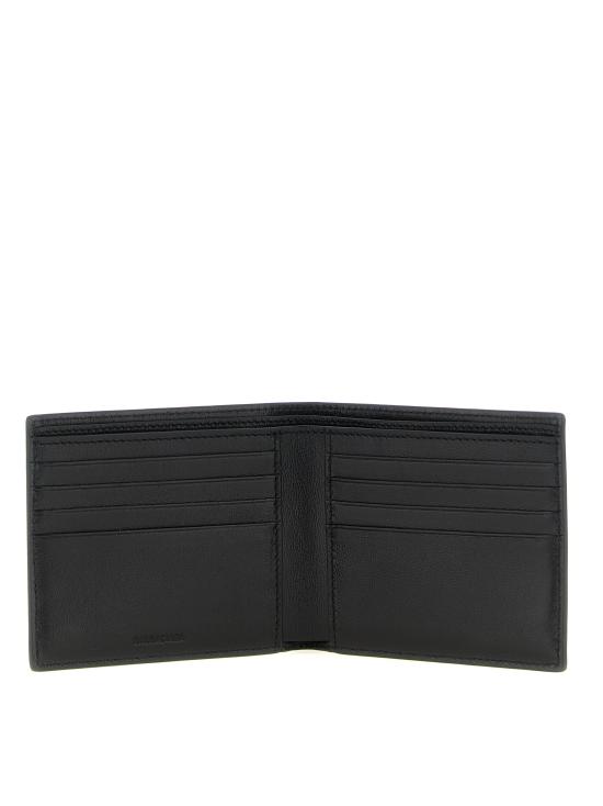 26FW 발렌시아가 크레딧 스퀘어 폴디드 월렛 8066422ABV01000 Black - BALENCIAGA