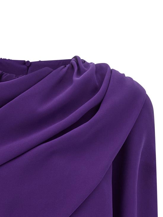 26FW 발렌시아가 이브닝 티셔츠 A002BXTUN145210 Purple - BALENCIAGA