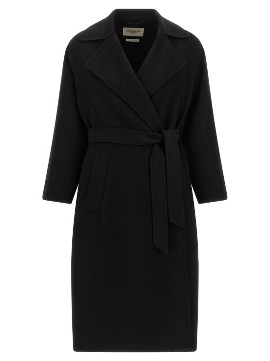 26FW 위켄드막스마라 트렌치 코트 2625016011600005 Black