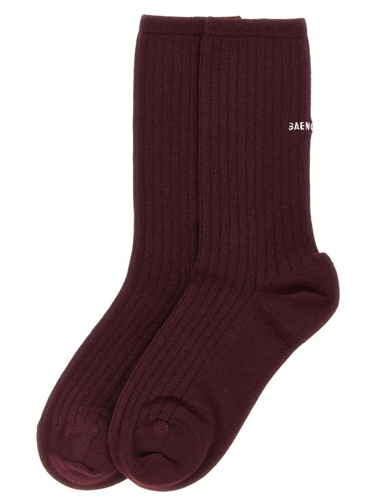 26FW 발렌시아가 양말 A001OX4G7B06260 Bordeaux - BALENCIAGA
