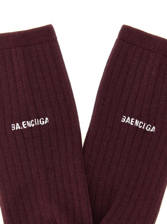 26FW 발렌시아가 양말 A001OX4G7B06260 Bordeaux - BALENCIAGA