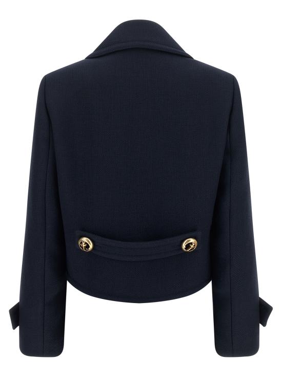26FW 발렌시아가 트렌치 코트 A002D7TUU168065 Blue - BALENCIAGA