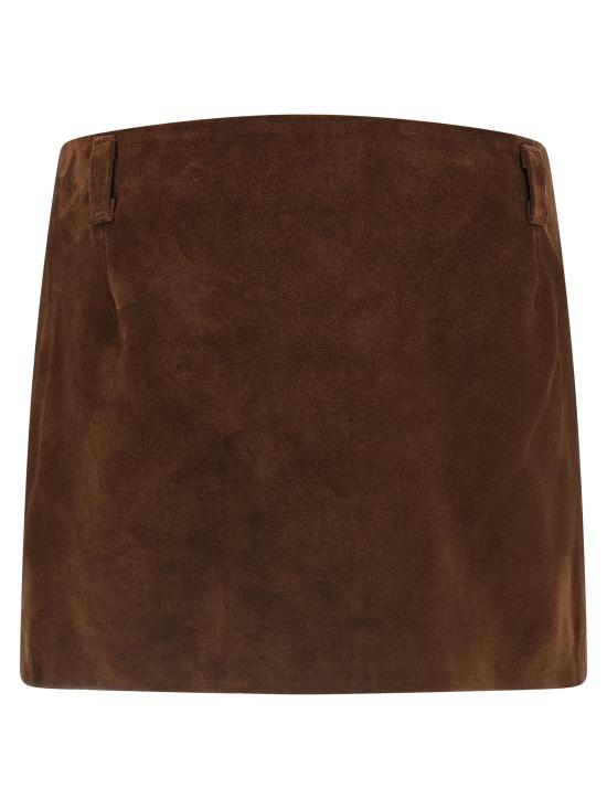 26FW 마르니 롱 스커트 GOMX0848QUULV89400M72 Brown - MARNI