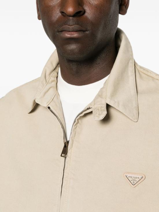 26FW 프라다 긴팔 셔츠 GEB3161954SOOOF0630 Beige - PRADA