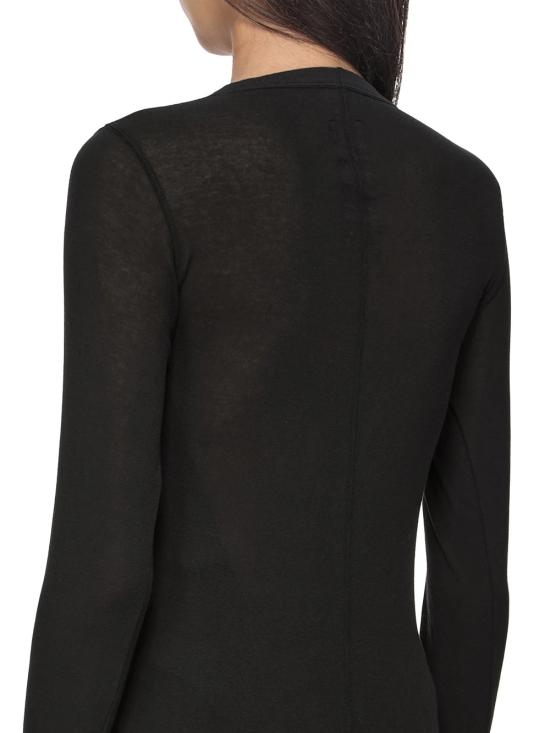 26FW 릭 오웬스 반팔 티셔츠 DS02F6217BH09 NERO - RICK OWENS