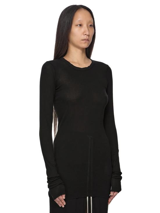26FW 릭 오웬스 반팔 티셔츠 DS02F6217BH09 NERO - RICK OWENS